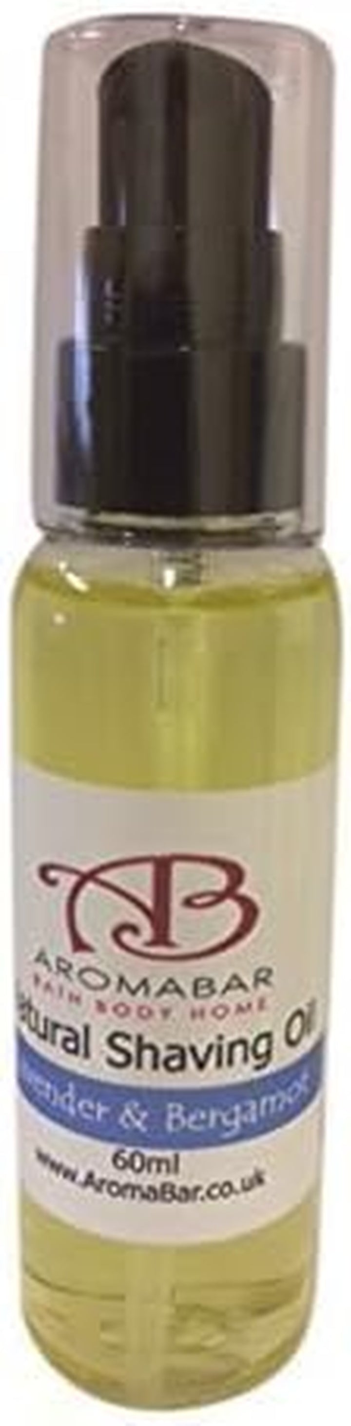 Natural Shaving Oil 60Ml Lavender & Bergamot Travel for Men or Women Pre Shave or Post Shave 100% Pure