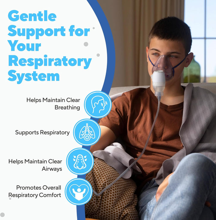 RSV Hypertonic Saline Solution 7% for Any Nebulizer Machine for Adults & Kids - Diluent for Inhalators & Nasal Devices, Helps Clear Lungs and Congestion (25 Sterile Bullets of 5 ML)