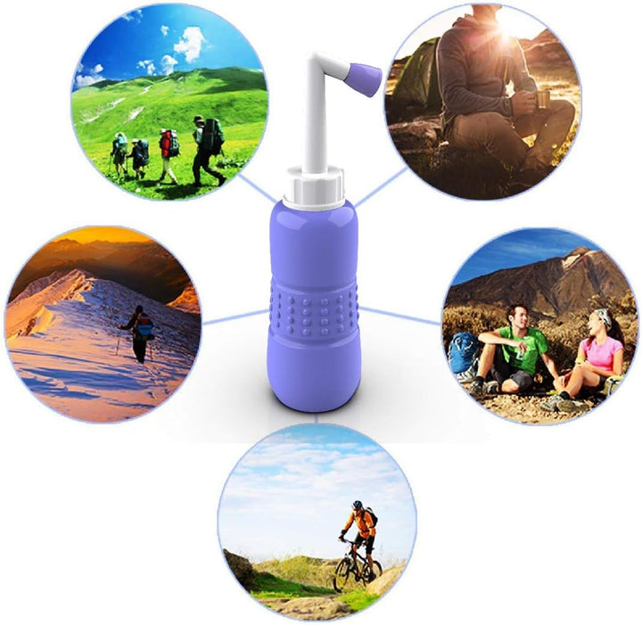 2Pcs-Pack Portable Bidet Sprayer - Easy Bidet Bottle- Travel Bidet - Baby Travel Bathing Kit-Postpartum Perineal Care 450 Ml 15Oz Capacity for Audlt,Baby,Eldery or Cleansing after Birth