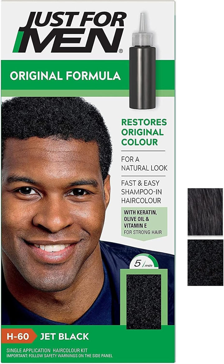 Original Formula Dark Brown Black Hair Dye, Restores Original Colour for a Natural Look � H45