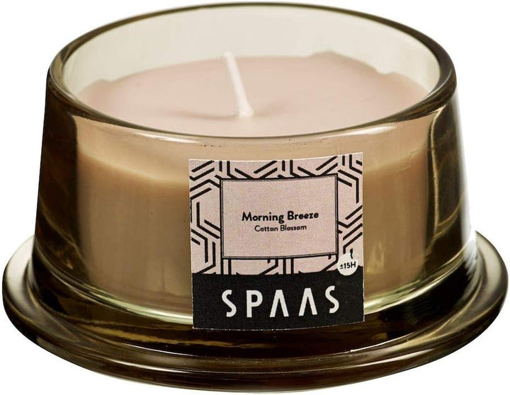 Scented Candle in Low Glass, ± 15 Hours, Magical Thoughts, Wine Red