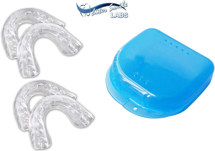 Teeth Whitening Trays - BPA Free, Thin Moldable Mouth Tray Fits Perfectly to Each Tooth - 4 Trays