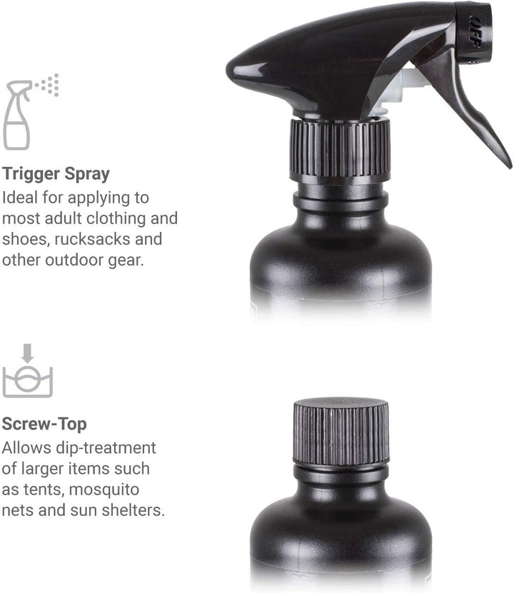 Ex4 anti Mosquito Clothing, Footwear and Outdoor Gear Treatment - 350Ml Spray | Protect against Mosquitoes, Midges, Biting Insects