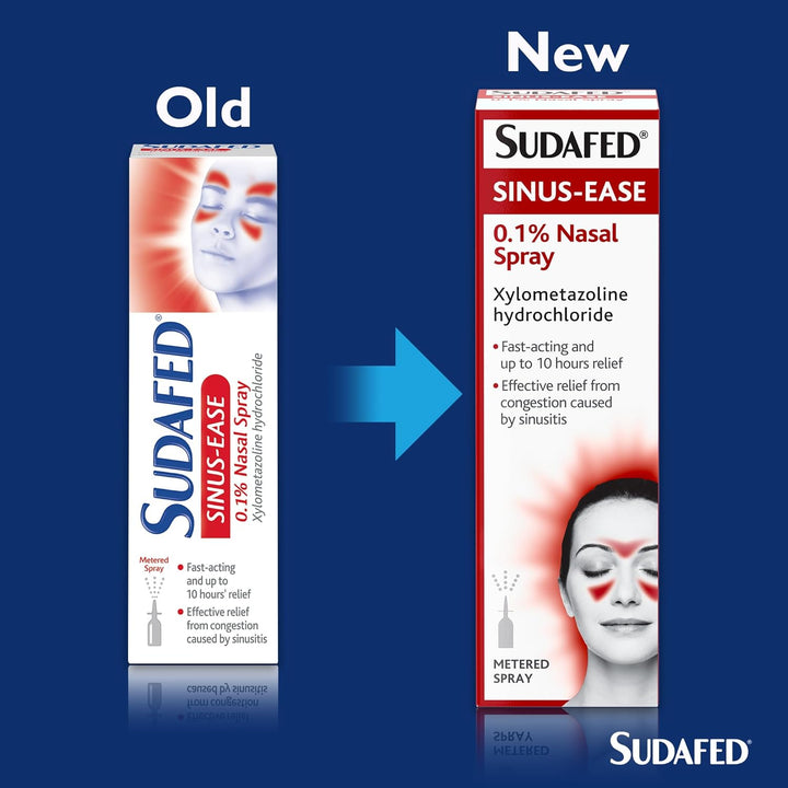 Sinus Ease Nasal Spray (1X 15Ml), Helps to Clear Nasal Passages, Targets Congestion and Sinus Pressure, Works in 2 Minutes, Lasts up to 10 Hours