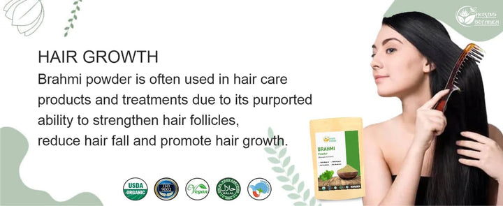 Herbal Hair Mask Combo Brahmi, Reetha (Aritha), Shikakai, Hibiscus, Amla Powder 5.3 Oz Each Total 1.65Lbs for Hair Growth, Scalp Health