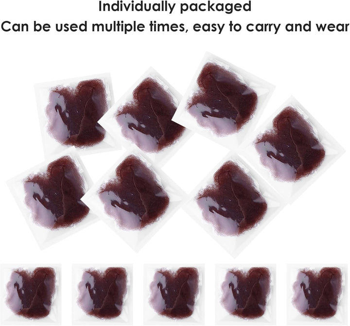 Bun Nets,20 Pcs Individual Package Invisible Hair Nets 20 Inch Reusable Nylon Hair Nets for Buns Invisible Elastic Edge Mesh for Ballet Bun Sleeping Women Wig Brown