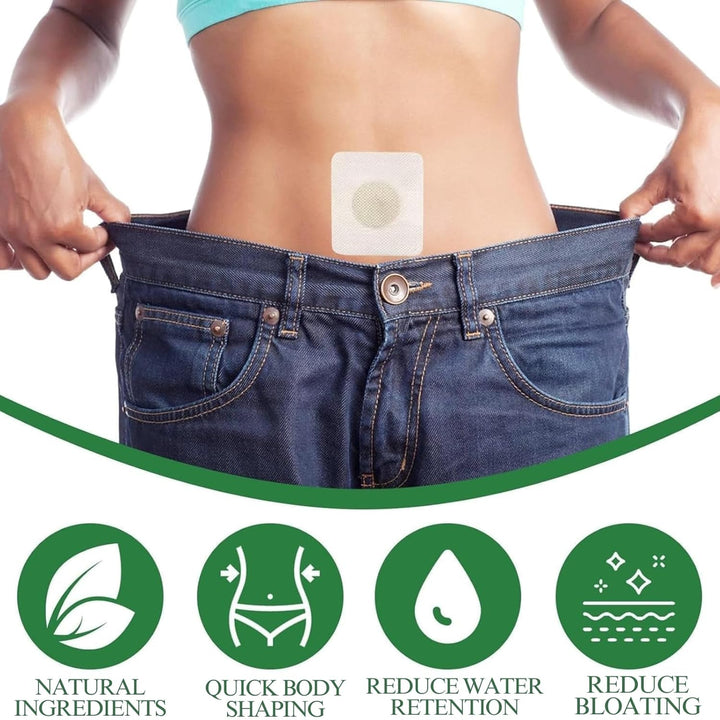 40Pcs Bee Venom Patches,Lymphatic Drainage Patches,Fat Burning Patches for Belly&Waist&Legs,Skin Firming &Body Shaping Patch,Anti-Cellulite,Natural Fat Reduction,Bee Venom Detox Patches