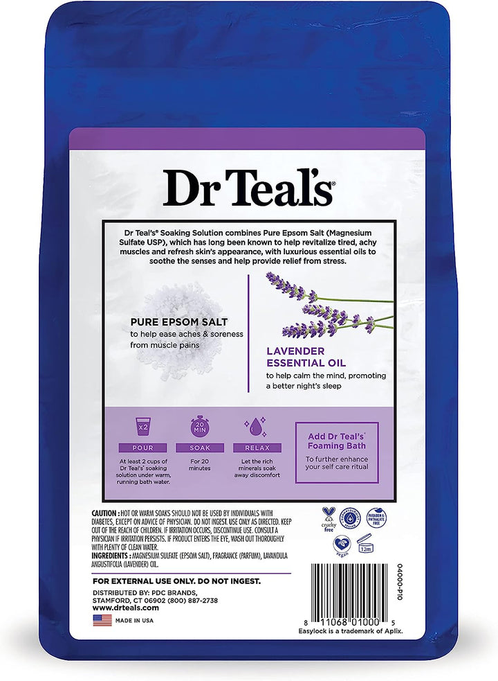 Epsom Salts Lavender 3Lb 1.36Kg