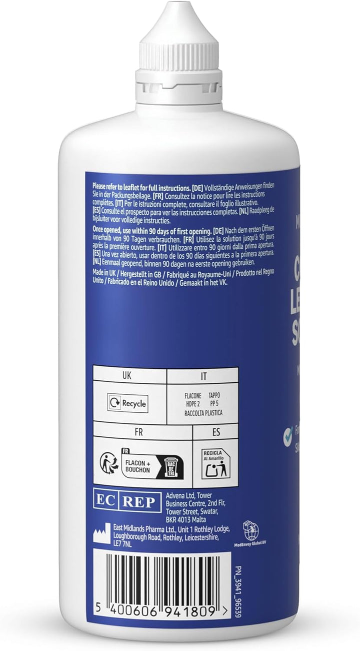 Healthcare  Multi-Purpose All-In-One Contact Lens Solution 3 X 360 Ml, (Previously Amazon Basic Care) – Packaging May Vary