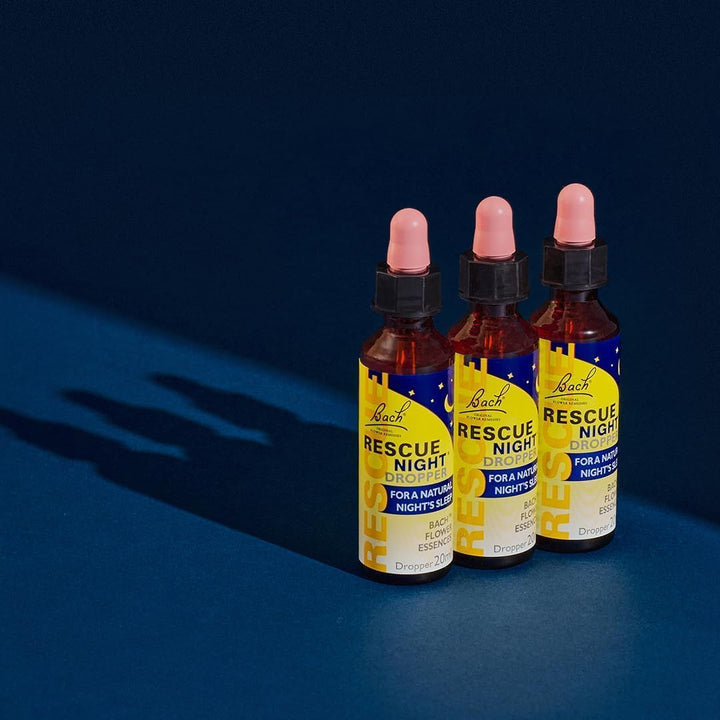 Night Dropper | Aid a Natural Night'S Sleep | Bach Original Flower Essences | Easy-To-Use 20Ml Dropper | Help Switch off Repetitive Thoughts for Restful Sleep​