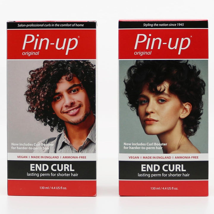 Pin-Up Original End Curl Lasting Perm for Short Hair Kit - 55Ml