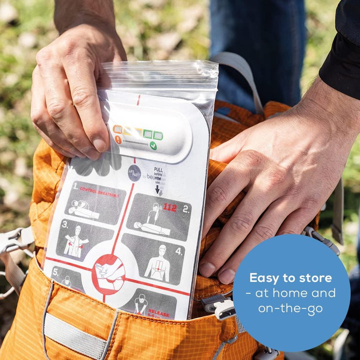 Lifepad by , Resuscitation Aid, Guides through Resuscitation Measures, Specifying Optimal Compression Frequency and Compression Pressure, Aid for Correct Positioning