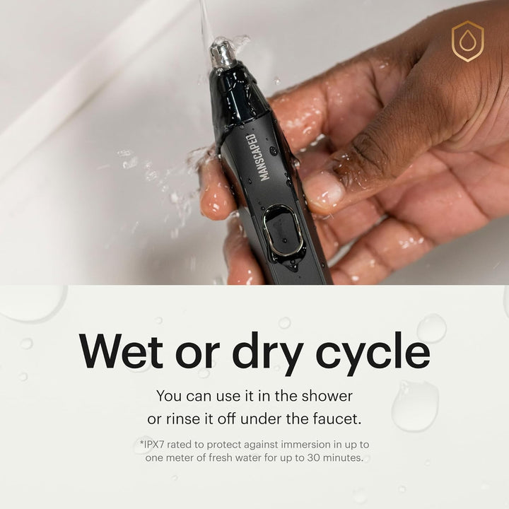 ® Weed Whacker® 2.0 Electric Nose & Ear Hair Trimmer – 7,000 RPM Precision Tool with Rechargeable Battery, Wet/Dry, Easy to Clean, Improved Stainless Steel Replaceable Blade