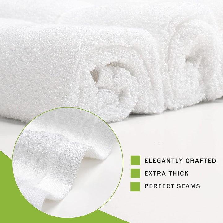 Jojo Jr. Flannel Face Cloth(Pack of 6) Reusable Face Towels(25 * 25 Cm) Face Flannels,Face Cloths for Washing Face Baby Wash Cloth Body & Face Towel, White Flannels Face Cloth (Grey, Regular)