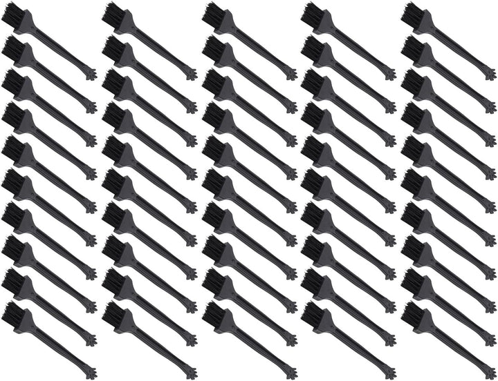 50Pcs Brush Multifunctional Soft Bristle High Density Durable PP Handle Shaver Brush for Appliance Computer