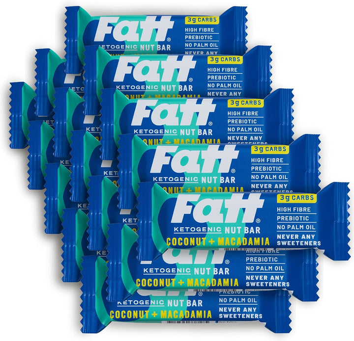 Keto Bars - Caramel & Sea Salt - 4 X 30G - 2G Carbs - 100% Natural - Low Carb, Low Sugar, High Prebiotic Fibre, Vegan & Sweetener Free - bar