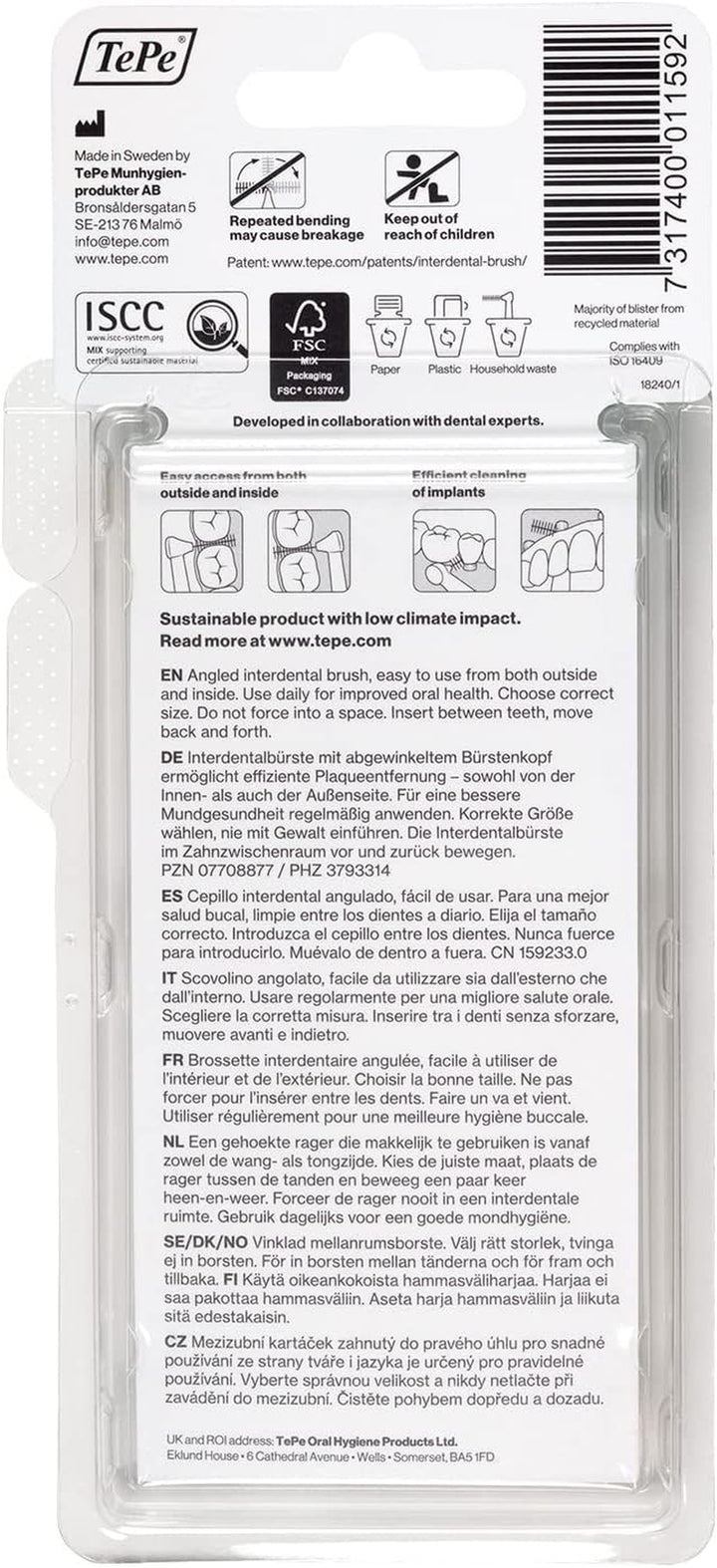 Angle IDB Gelb 0,7, 5 Pcs. Interdental Brushes