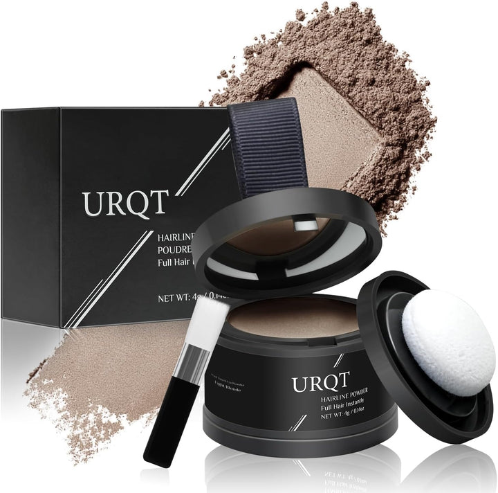 Magic Hairline Shadow - Instantly Thicken Thinning Hair, Water & Sweat Resistant Hairline Powder Mascara for Women and Men (# Dark Brown)