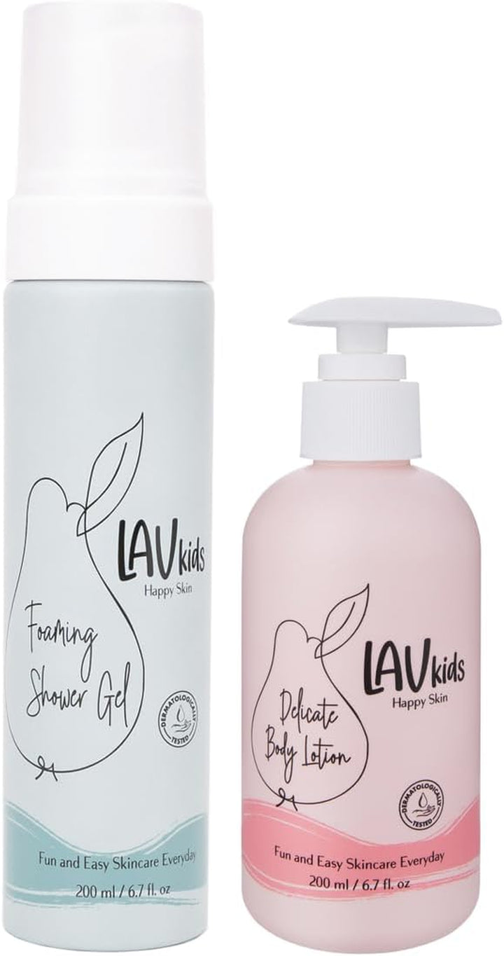 Delicate Body Lotion with Camomile, Sweet Almond and Shea Butter, 200Ml Naturally Gentle Kids and Baby Moisturiser Cream, Dermatologically Tested for All Skin Care Types