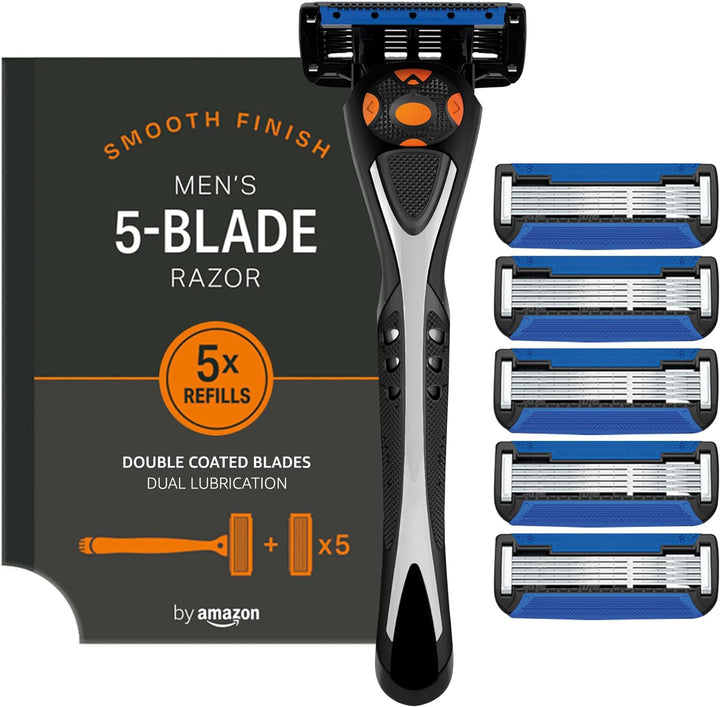 Male 5 Blade Men'S Razor with 5 Count Refill