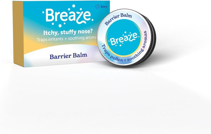 Dual Action Barrier Balm, Natural Hayfever and Allergy Support, Traps Pollen plus Breathe Easy Aromas, 10 Ml (Pack of 4)