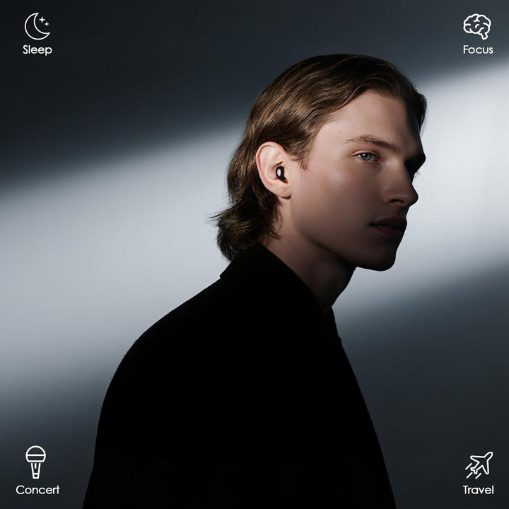 Ear Plugs for Sleep 2.0 - Metal  Mute Upgrade | 45Db Lab-Proven Noise Cancelling, Military Silicone for Side Sleepers, Reusable + 8-Tip Fit System