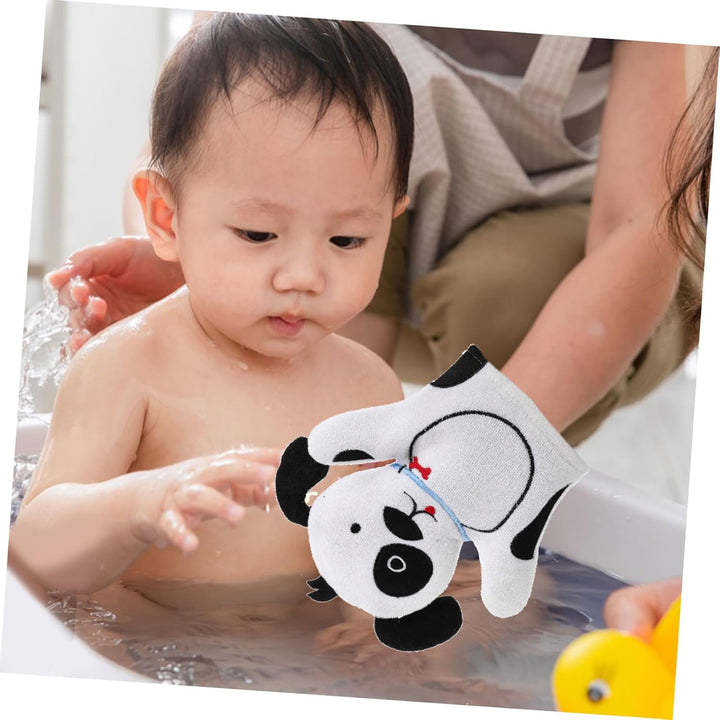 Cartoon Animal Shape Bath Scrubber Glove Soft Gentle Dog Design for Bathing Mitt Easy to Handle and Versatile Body Scrubber for Boys