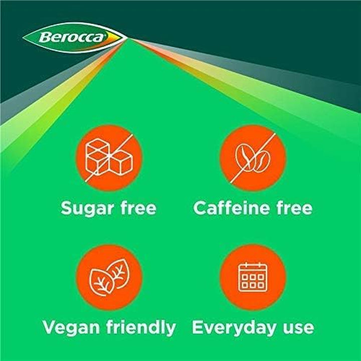 Vitamin C Effervescent Tablets, with Magnesium, Vitamin B12 & Vitamin B Complex, Orange Flavour, 1 Pack of 45 Tablets - 6 Weeks Supply