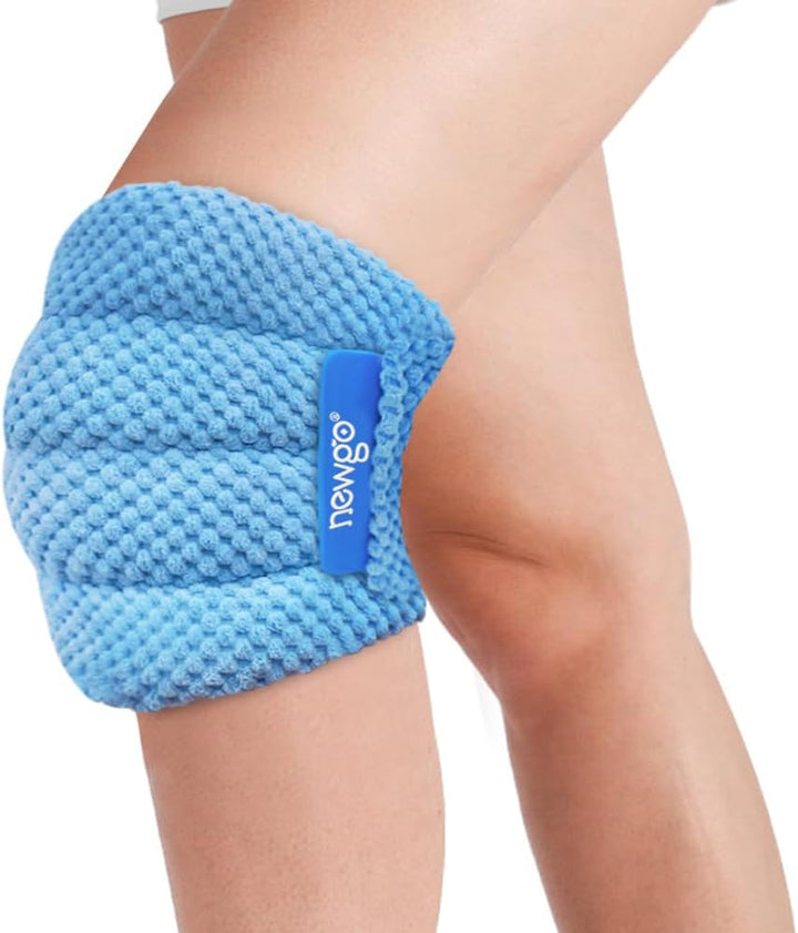 Microwave Heating Pad for Knee Pain Relief, Microwavable Heated Knee Wrap with Moist Heat Therapy for Tennis Elbow Treatment, Joint, Cramps, Muscle,Men and Women