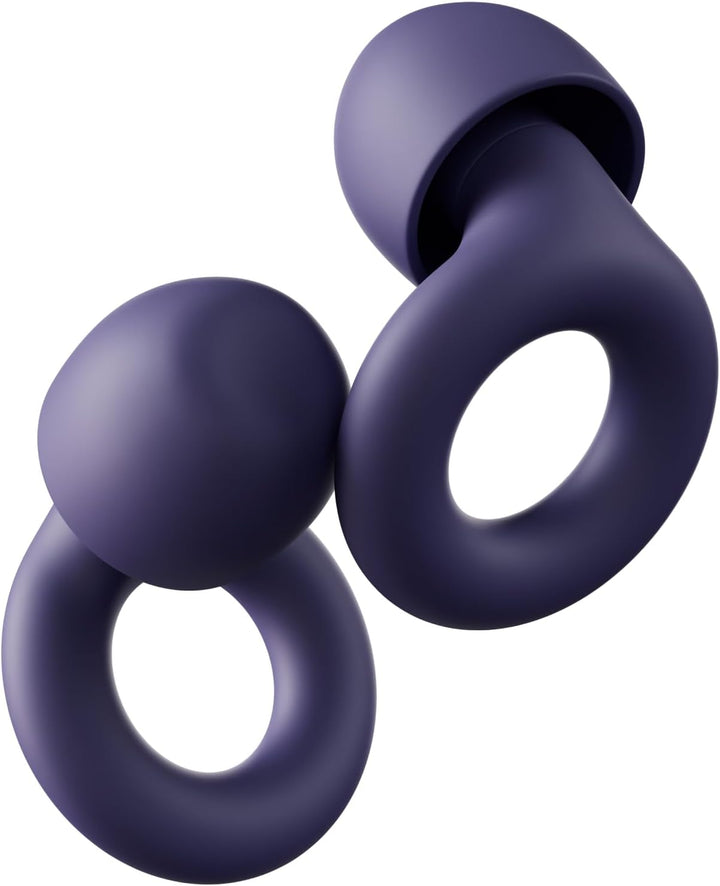 Quiet 2 Ear Plugs – Ultra-Comfy Reusable Noise-Reducing Earplugs for Sleep, Deep Focus, Travel, Noise Sensitivity | Flexible Hearing Protection | Customizable Fit | 24Db (SNR) Noise Reduction