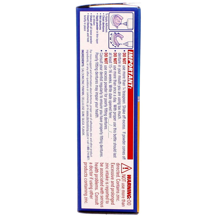 Extra Hold, Denture Adhesive Powder--2.7 Oz (76 G) by