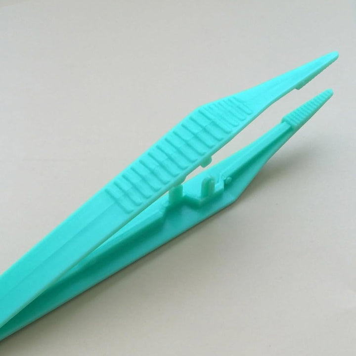 6-Pack Reusable Plastic Tweezers for Kids - Perfect for Health, Beauty, First Aid, Medical, DIY, Arts & Crafts,Medical Tweezers