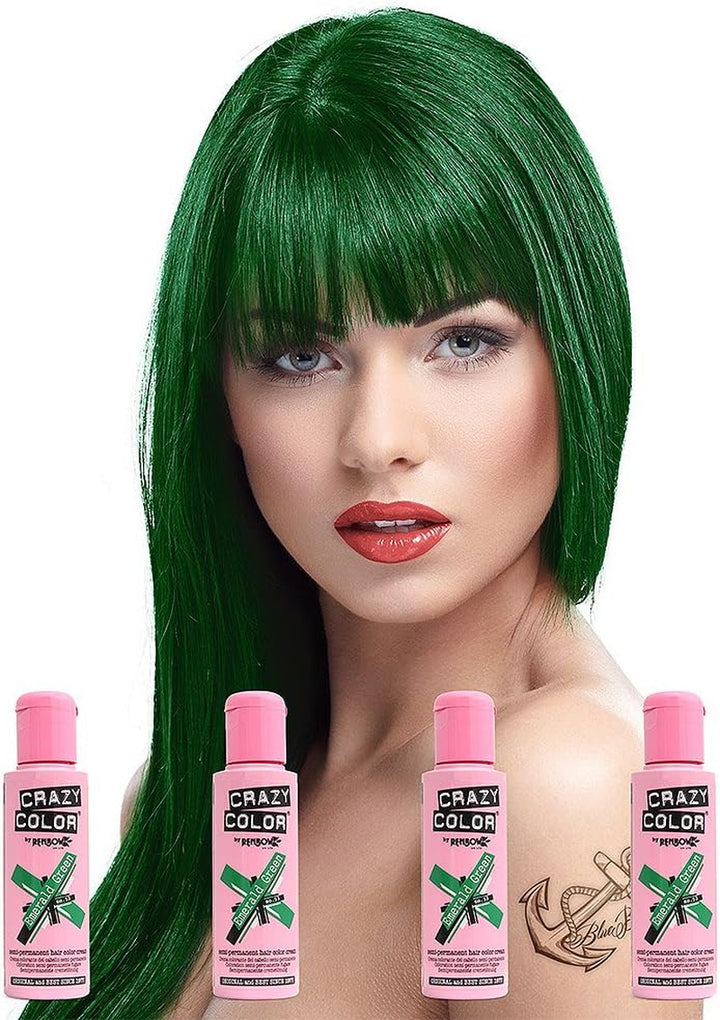 2X  Semi-Permanent Hair Dye 2X 100Ml (Fire Red)