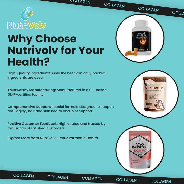 Collagen Marine (1000Mg) Supplement for Skin , anti Ageing, Tissue, Joints, Bones & Muscles | 90 Multivitamin Tablets