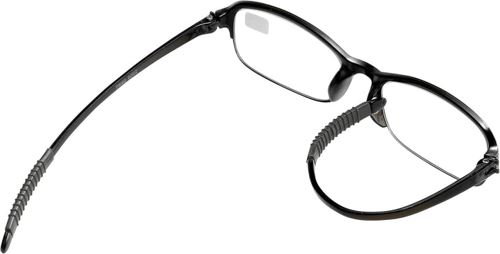 PROFLEX Sparespecs Reading Glasses (Value 5 Pack) - Lightweight, Impact Resistant, Scratch Resistant, Bendy, Flexible, Anti-Slip, Unisex (Mens + Womens) +1.0, +1.5, +2.0, +2.5, +3.0, +3.5, +4.0 (Oval)