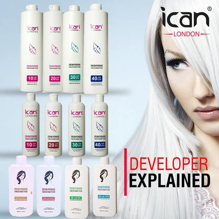 ICAN PROFESSIONAL CREAM PEROXIDE 20 VOL 6% 8.5Oz (250Ml)