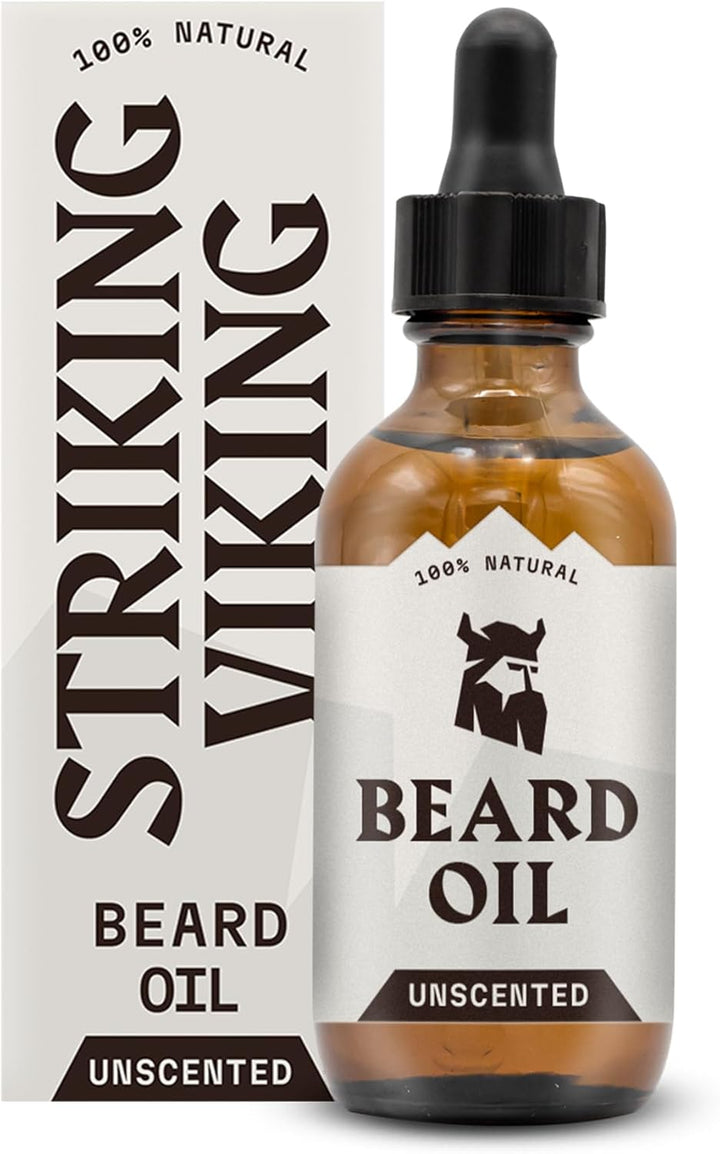 Beard Oil for Men - 60 Ml, Vanilla Scent - Naturally Derived Conditioner with Almond, Tea Tree, Argan & Jojoba Oil for Beard Growth, Softening & Moisturising