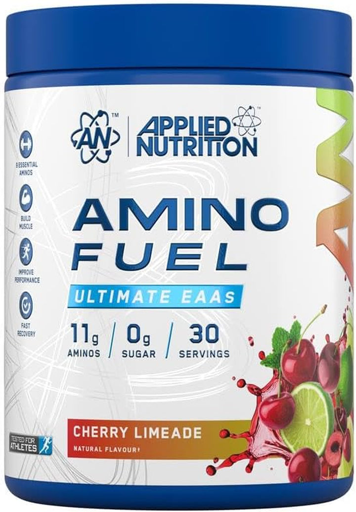 Amino Fuel - Amino Acids Supplement, EAA Essential Amino Acids Powder, Muscle Fuel & Recovery (390G - 30 Servings) (Fruit Burst) (New)