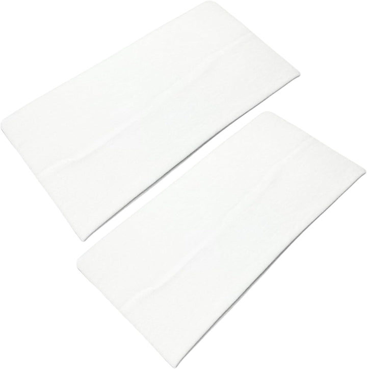 Extra Wide Headbands 11Cm Plain Stretchy Kylie Head Band 2 Pack Unisex Bandeau Headbands for Women & Men Soft Hairbands Yoga Bandana Headband (Black)