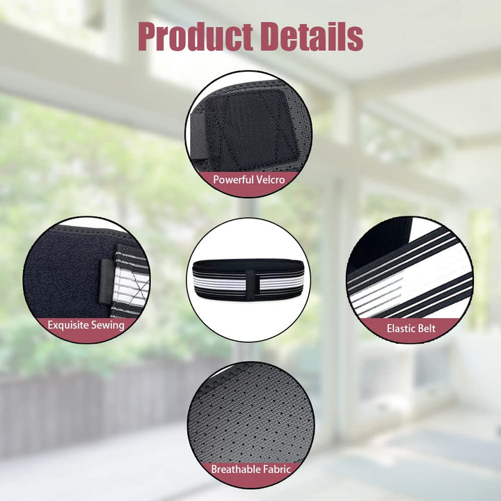 Sacroiliac SI Joint Support Belt Sciatica Pain Relief Brace Lower Back Support Hip Sciatic Nerve Pelvis Lumbar Pain Relief Devices for Women and Men (S/M (Hip Size 32-47 Inch))