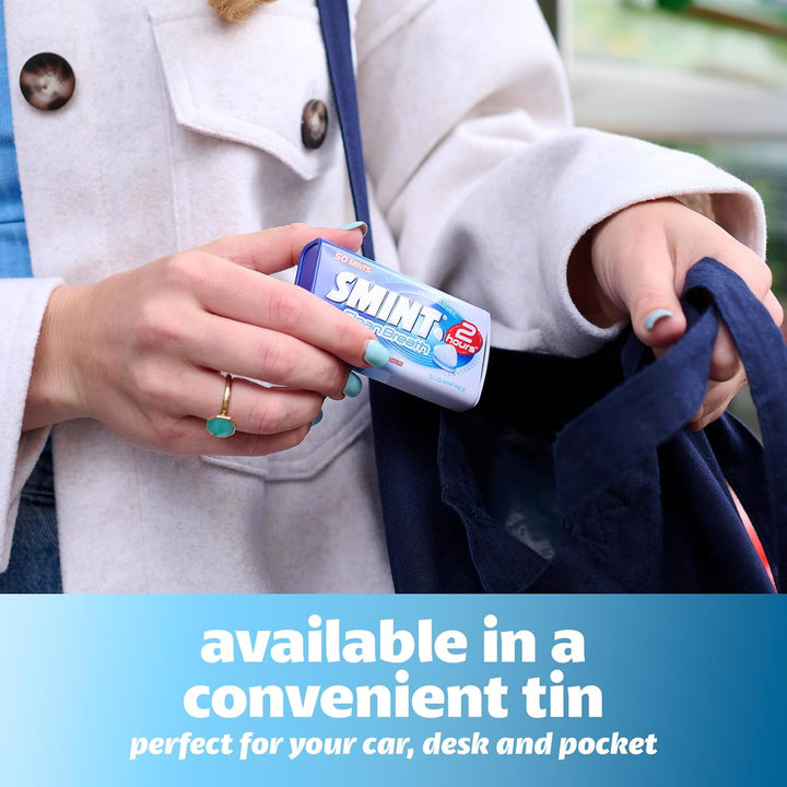 Sugar Free Mints – 2 Hour Clean Breath, 50 XXL Peppermint Flavour - 12 Tins