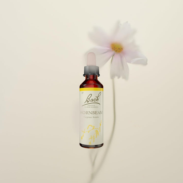 Bach Original Flower Remedies (Hornbeam) Know Your Own Mind, Seize the Moment, Emotional Wellness, Natural Flower Essence, 20Ml