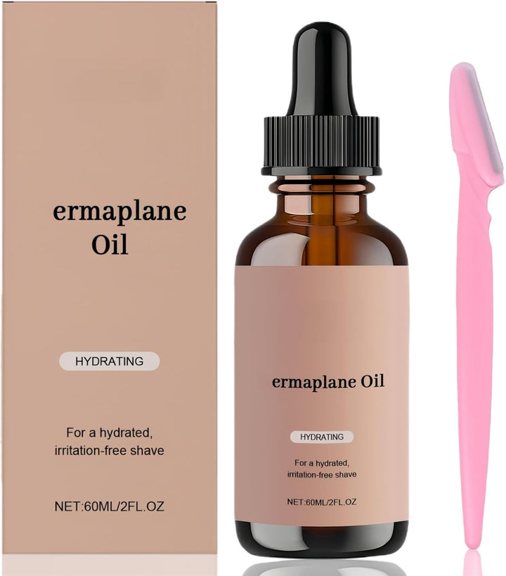 Hydrating Derm/Aplane Oil,Face Shaving Oil for Women,Facial Hair Remover for Women,Hair Inhibitor,Ingrown Hair Remover,Deep Moisturizing & Hydrating,Gently & Non-Irritating,With Jojoba & Vitamin E