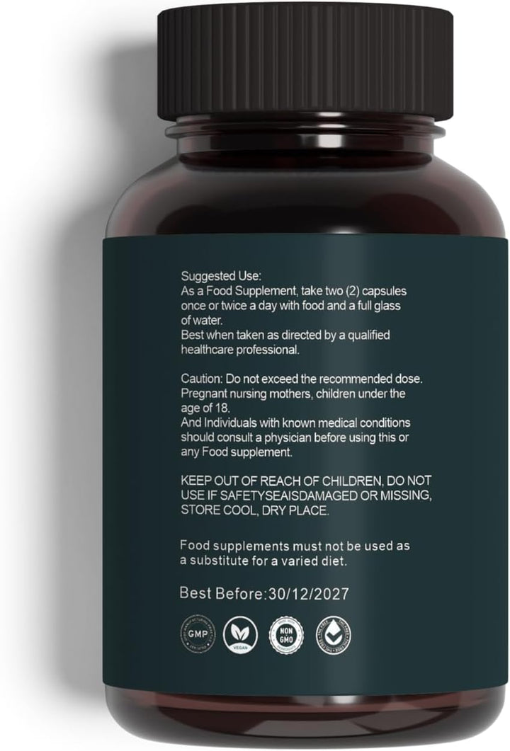 Premium Anti-Aging Deer Placenta, 25000Mg, 60 Capsules
