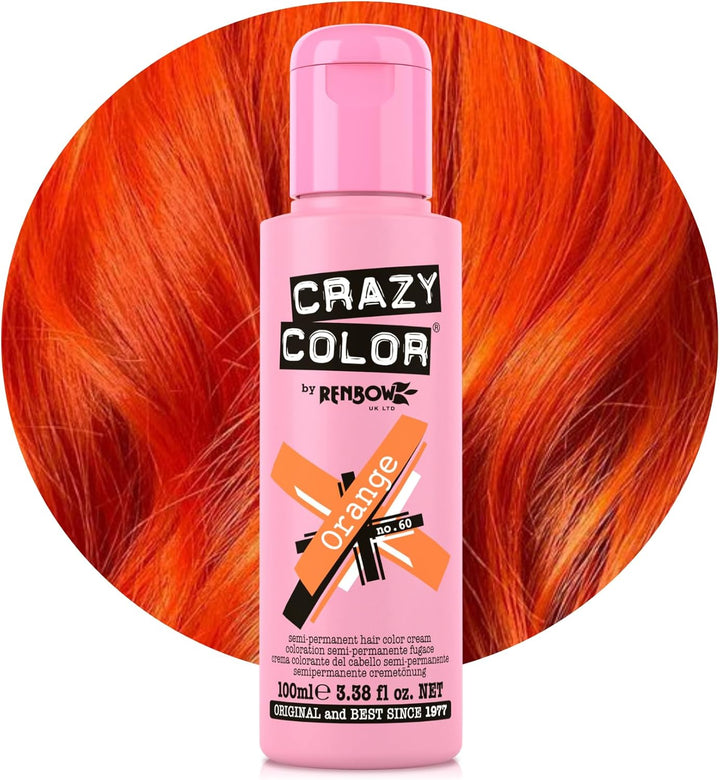Vibrant Vermillion Red Semi-Permanent Hair Dye. Highly Pigmented Scarlet Red Conditioning & Oil Nourishing Vegan Formula | No Bleach or Ammonia | 100Ml