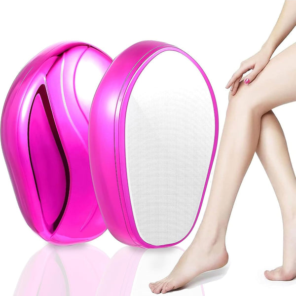 Crystal Hair Eraser,  Magic Crystal Hair Remover Stone, Nano Crystal Painless Exfoliation Hair Removal Tool Men and Women, Fast Easy Magic Crystal Hair Remover, Soft Smooth Silky Skin