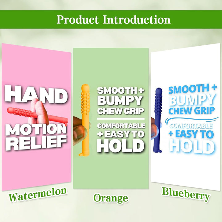 3Pcs Chewable Breathers Sticks with Essential Oils - New Portable Aromatherapy for Focus & Respiratory Support, Natural Alternative to Reduce Urge