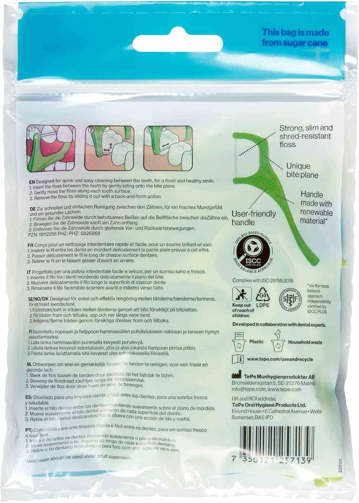 Mini Flosser, 36Pcs, Flossers for Teeth, Efficient Dental Plaque Removal Tool for Easy Cleaning between Teeth, for Narrow Gaps