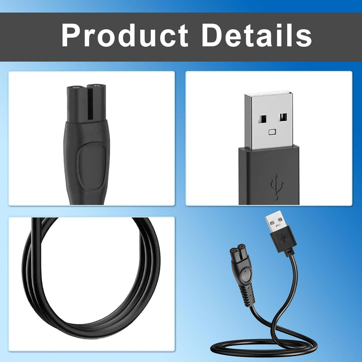 One Blade Charger for Philips, 5V Charger Compatible with Philips QP2724 QP2834 QP1924 MG9520 MG7950 MG5910 BT3238 X5005 X5006