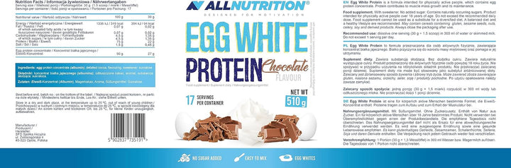 Egg White Protein Chocolate 510G